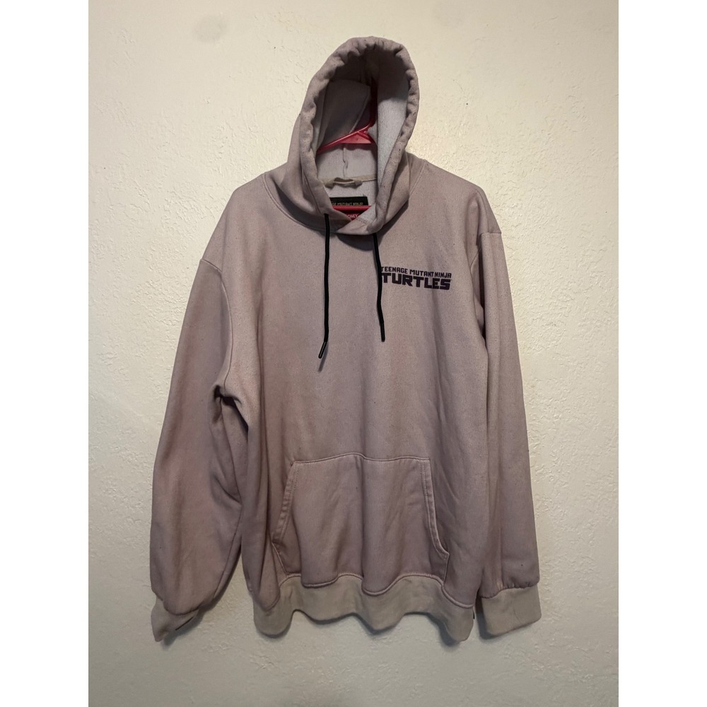 Members Only Nickelodeon Teenage Mutant Ninja Turtles Graphic Hoodie Mauve Large